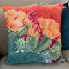 A throw pillow featuring the "Abundance" image printed on it.