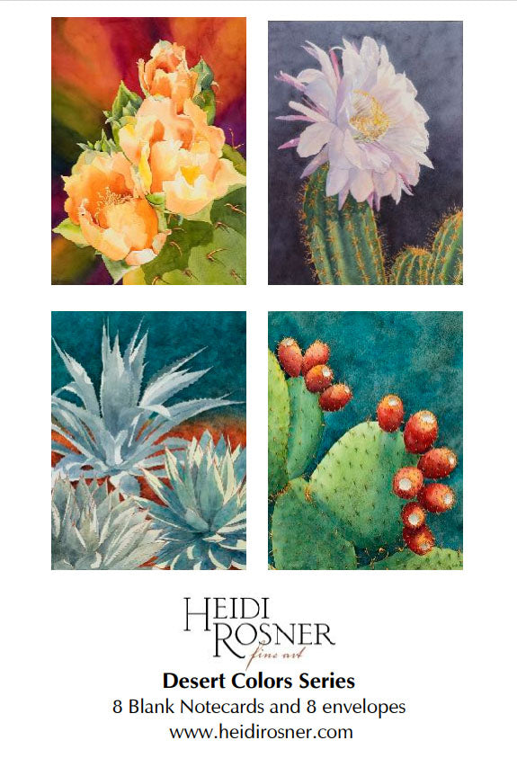 Desert Colors Series notecards