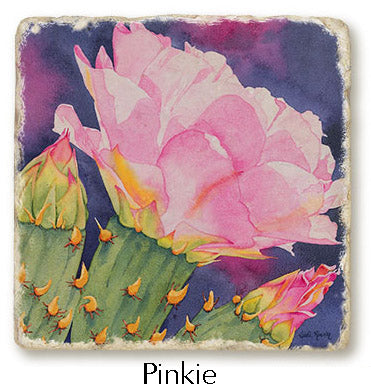 Close up of Pinkie coaster