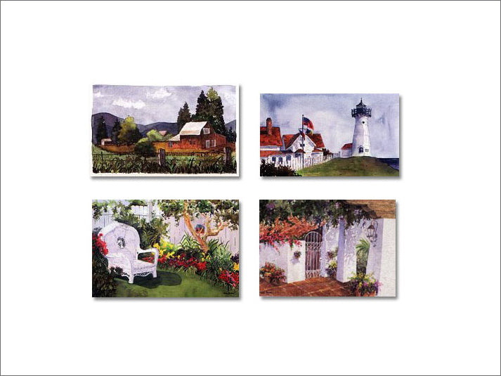 Landscape Notes Series notecards