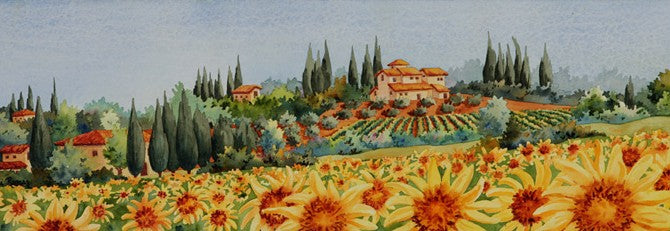 Sunflowers in Tuscany